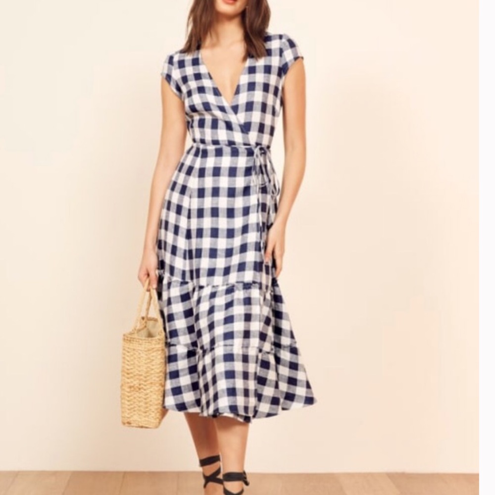 Reformation Calista Wrap Dress